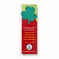 Small Seed Paper Shape Bookmark (1.75 x 5.5") - Leaf Style: Clover Shape